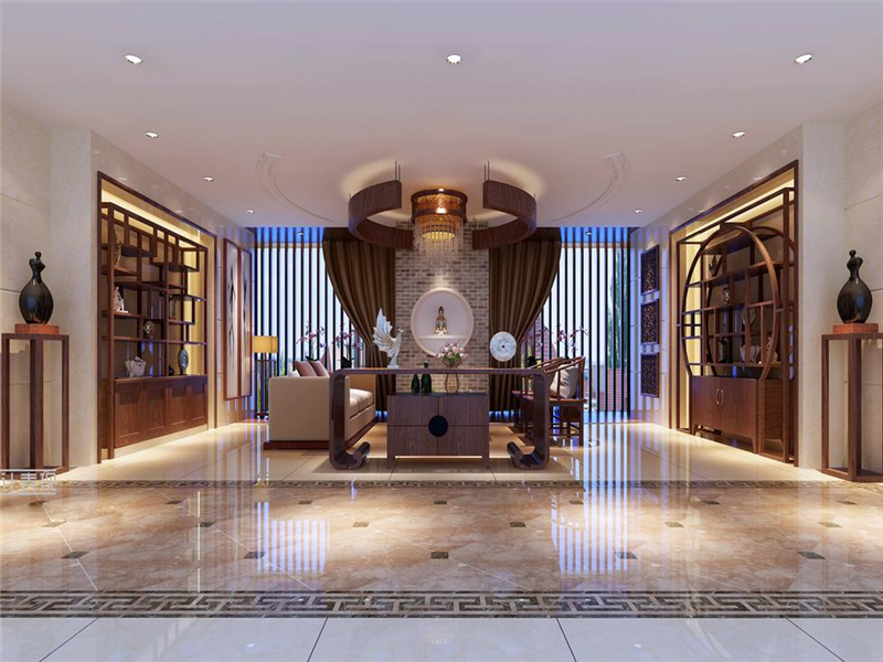 新中式别墅装修案例